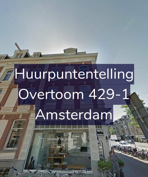 Foto gevel Huurpuntentelling voor Overtoom 429-1, Amsterdam