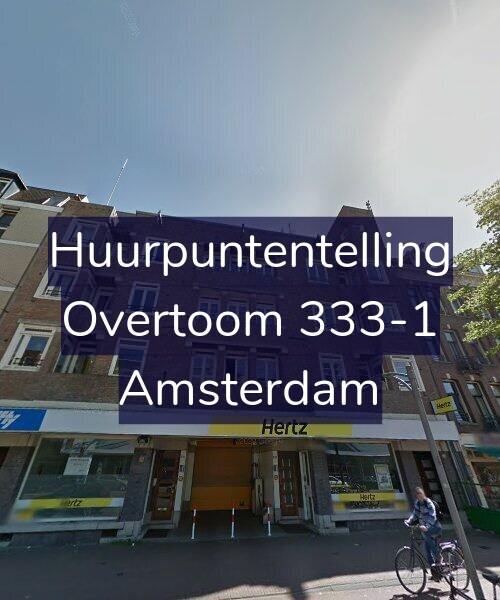 Foto gevel Huurpuntentelling voor Overtoom 333-1, Amsterdam