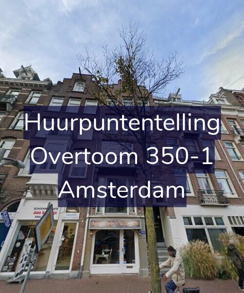 Foto gevel Huurpuntentelling voor Overtoom 350-1, Amsterdam