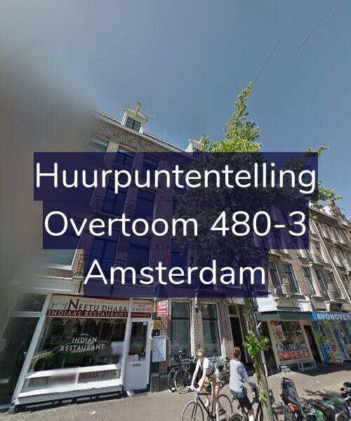 Foto gevel Huurpuntentelling voor Overtoom 480-3, Amsterdam