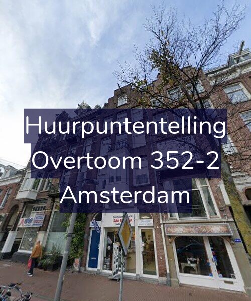 Foto gevel Huurpuntentelling voor Overtoom 352-2, Amsterdam