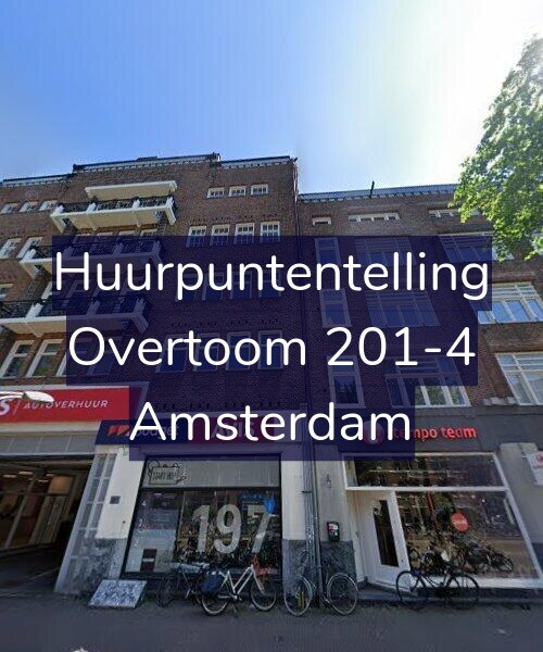 Foto gevel Huurpuntentelling voor Overtoom 201-4, Amsterdam