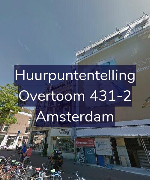 Foto gevel Huurpuntentelling voor Overtoom 431-2, Amsterdam