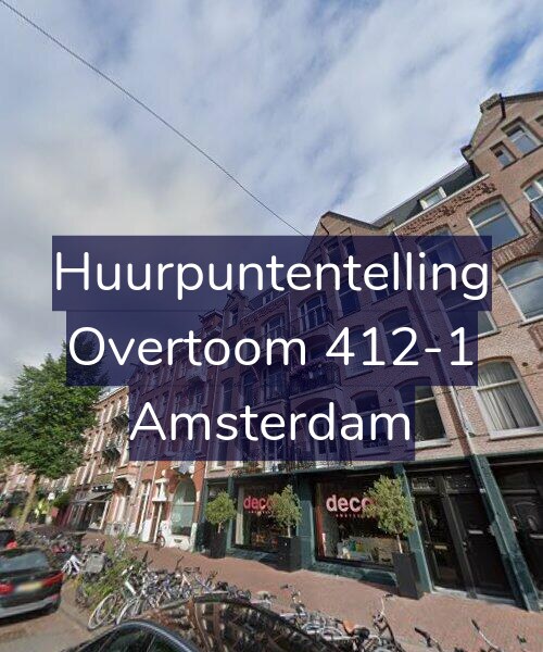 Foto gevel Huurpuntentelling voor Overtoom 412-1, Amsterdam