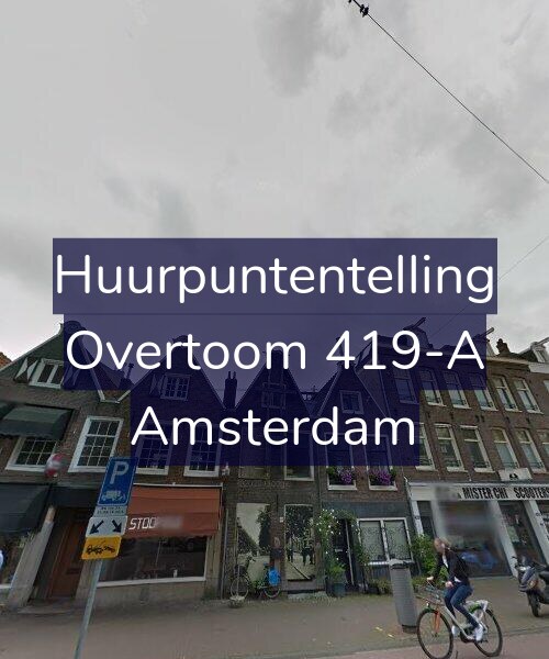 Foto gevel Huurpuntentelling voor Overtoom 419-A, Amsterdam