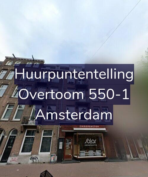 Foto gevel Huurpuntentelling voor Overtoom 550-1, Amsterdam