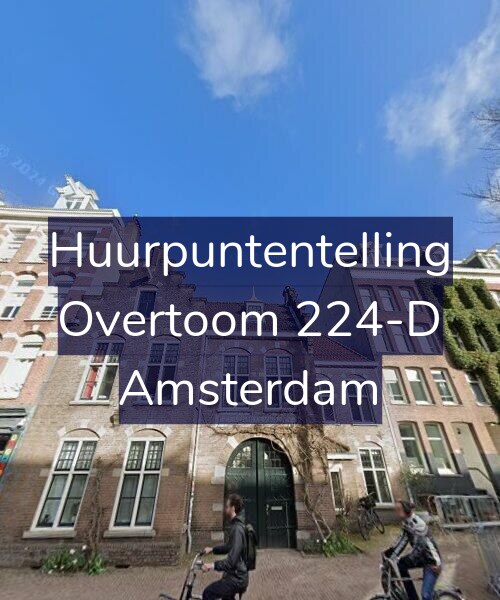 Foto gevel Huurpuntentelling voor Overtoom 224-D, Amsterdam