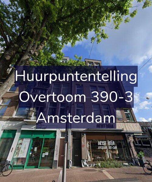 Foto gevel Huurpuntentelling voor Overtoom 390-3, Amsterdam