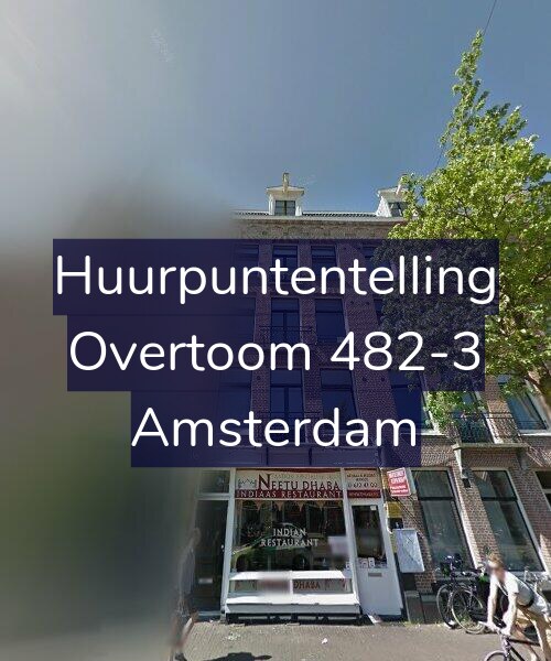 Foto gevel Huurpuntentelling voor Overtoom 482-3, Amsterdam