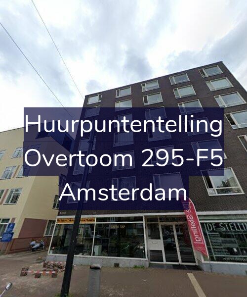 Foto gevel Huurpuntentelling voor Overtoom 295-F5, Amsterdam