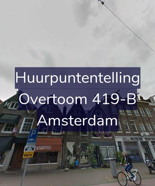 Foto gevel Huurpuntentelling voor Overtoom 419-B, Amsterdam