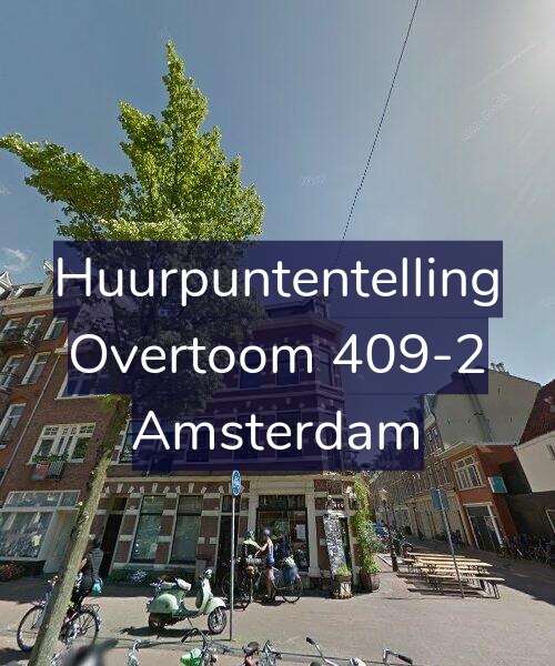 Foto gevel Huurpuntentelling voor Overtoom 409-2, Amsterdam