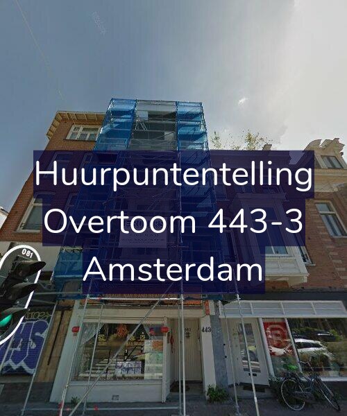 Foto gevel Huurpuntentelling voor Overtoom 443-3, Amsterdam