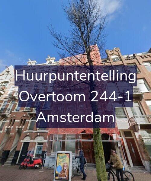 Foto gevel Huurpuntentelling voor Overtoom 244-1, Amsterdam