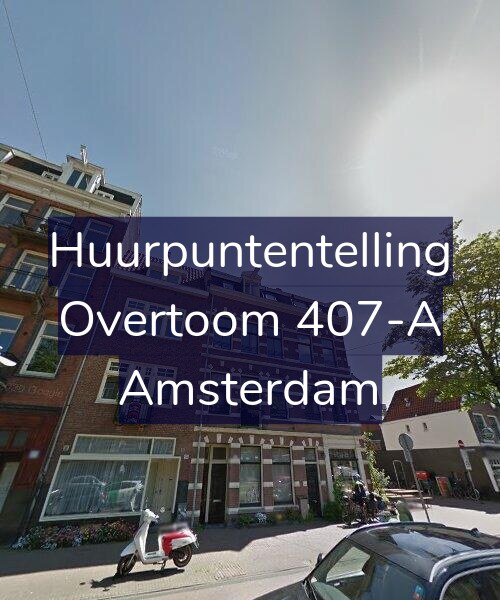 Foto gevel Huurpuntentelling voor Overtoom 407-A, Amsterdam