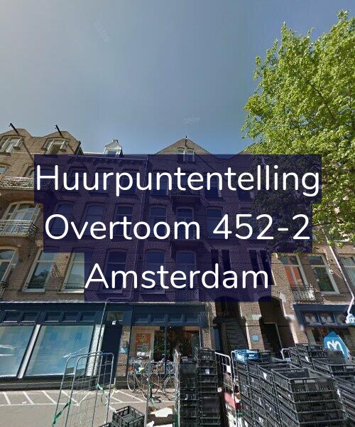 Foto gevel Huurpuntentelling voor Overtoom 452-2, Amsterdam