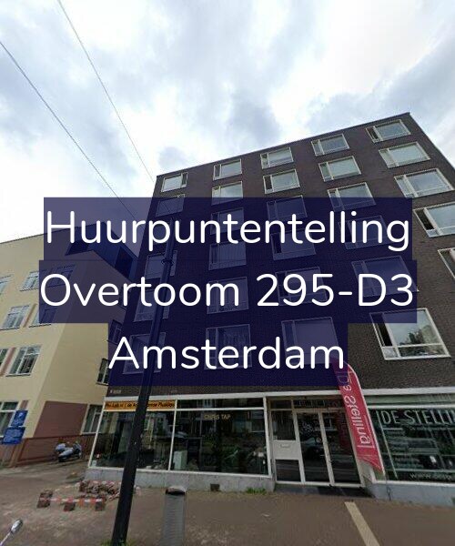Foto gevel Huurpuntentelling voor Overtoom 295-D3, Amsterdam