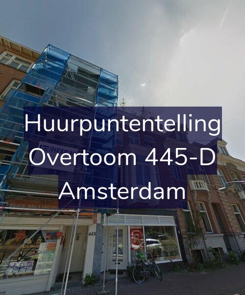 Foto gevel Huurpuntentelling voor Overtoom 445-D, Amsterdam