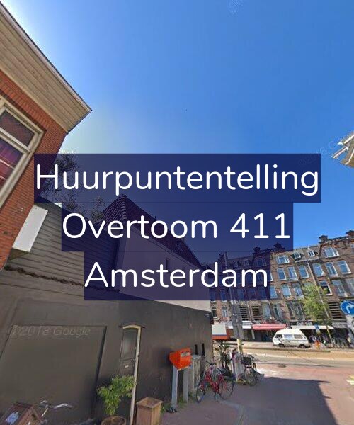 Foto gevel Huurpuntentelling voor Overtoom 411, Amsterdam