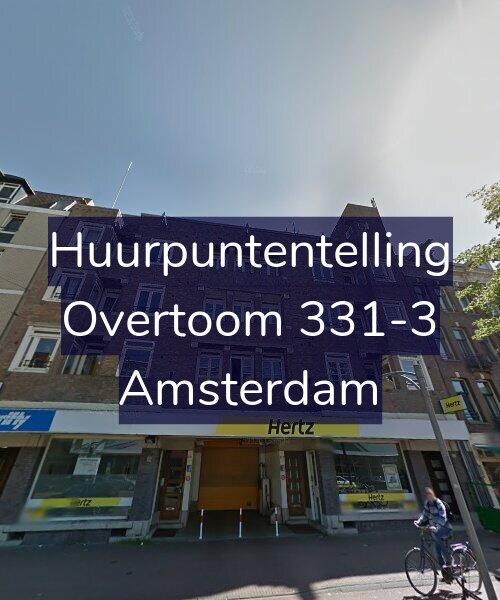 Foto gevel Huurpuntentelling voor Overtoom 331-3, Amsterdam