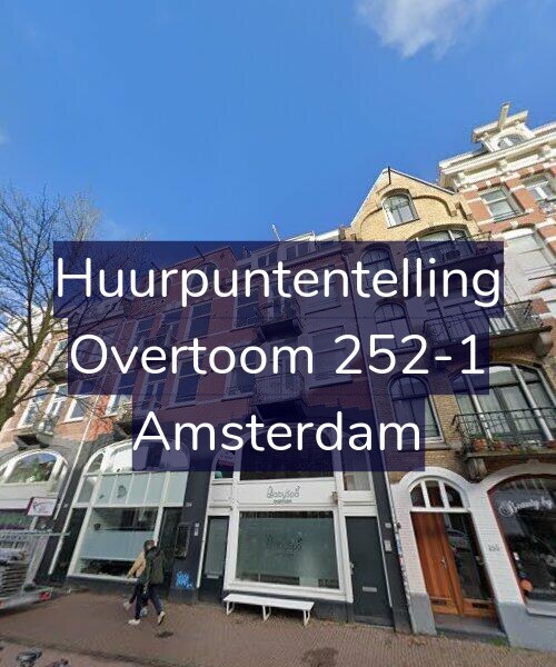Foto gevel Huurpuntentelling voor Overtoom 252-1, Amsterdam
