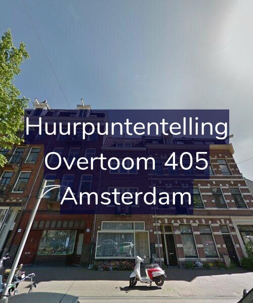 Foto gevel Huurpuntentelling voor Overtoom 405, Amsterdam