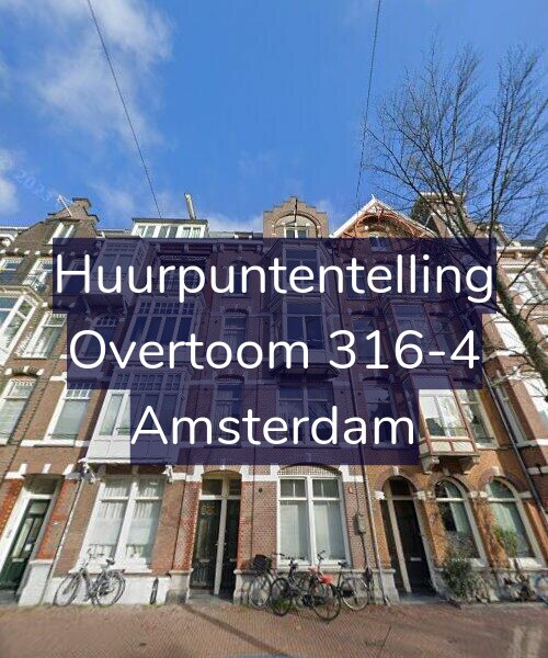 Foto gevel Huurpuntentelling voor Overtoom 316-4, Amsterdam