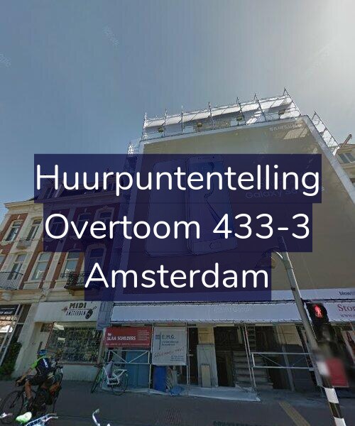 Foto gevel Huurpuntentelling voor Overtoom 433-3, Amsterdam