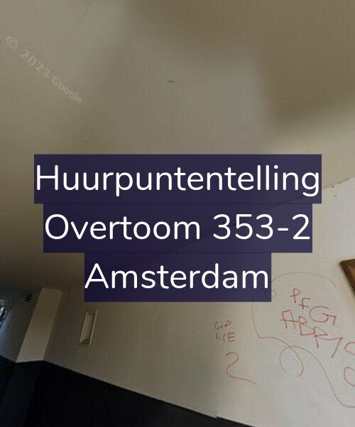 Foto gevel Huurpuntentelling voor Overtoom 353-2, Amsterdam