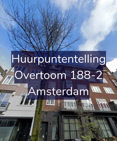 Foto gevel Huurpuntentelling voor Overtoom 188-2, Amsterdam