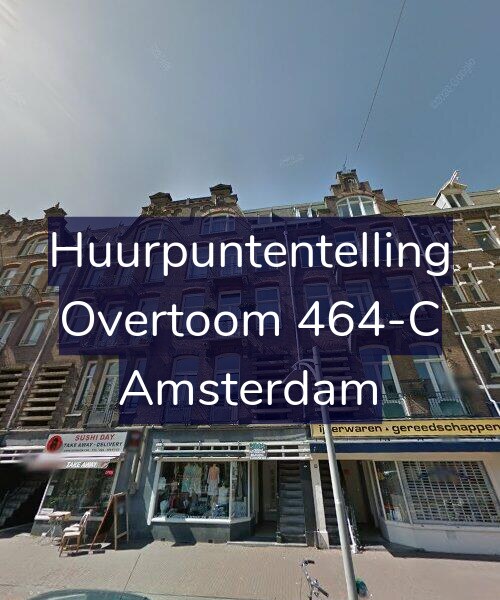 Foto gevel Huurpuntentelling voor Overtoom 464-C, Amsterdam