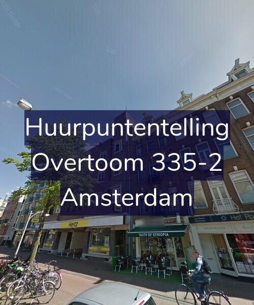Foto gevel Huurpuntentelling voor Overtoom 335-2, Amsterdam