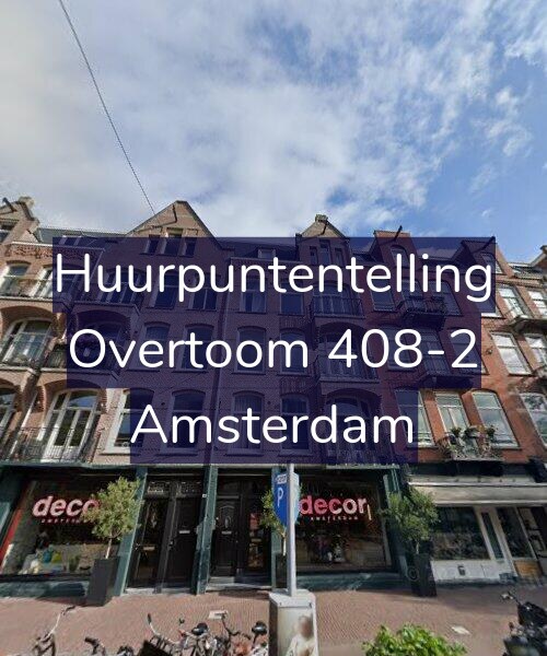 Foto gevel Huurpuntentelling voor Overtoom 408-2, Amsterdam