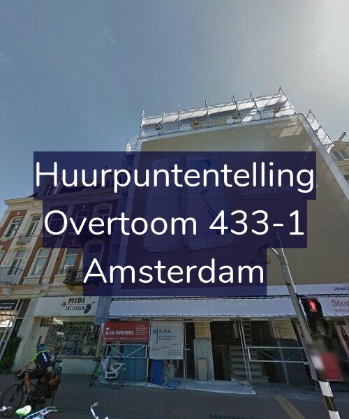 Foto gevel Huurpuntentelling voor Overtoom 433-1, Amsterdam
