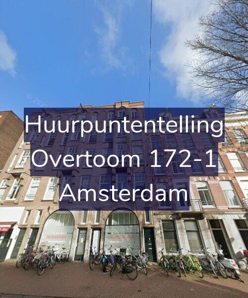 Foto gevel Huurpuntentelling voor Overtoom 172-1, Amsterdam