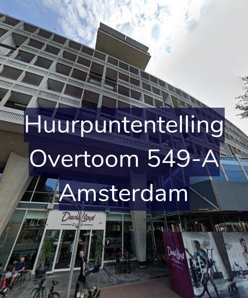 Foto gevel Huurpuntentelling voor Overtoom 549-A, Amsterdam