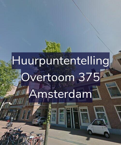 Foto gevel Huurpuntentelling voor Overtoom 375, Amsterdam