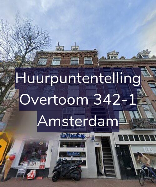 Foto gevel Huurpuntentelling voor Overtoom 342-1, Amsterdam