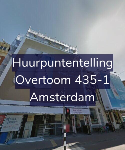 Foto gevel Huurpuntentelling voor Overtoom 435-1, Amsterdam