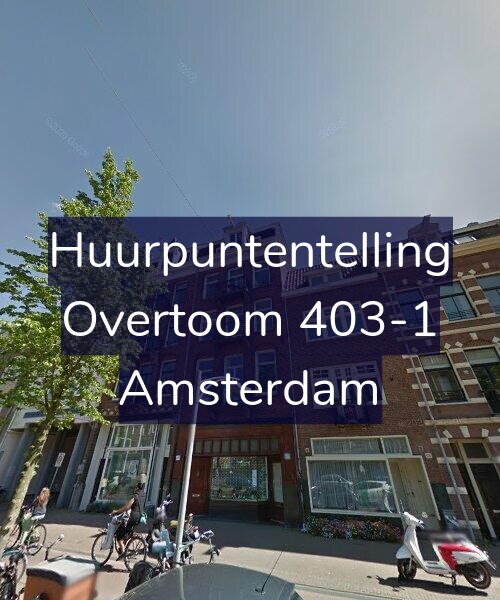 Foto gevel Huurpuntentelling voor Overtoom 403-1, Amsterdam