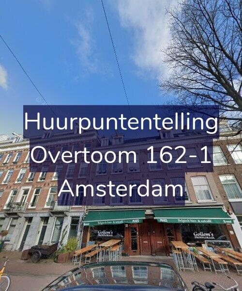 Foto gevel Huurpuntentelling voor Overtoom 162-1, Amsterdam