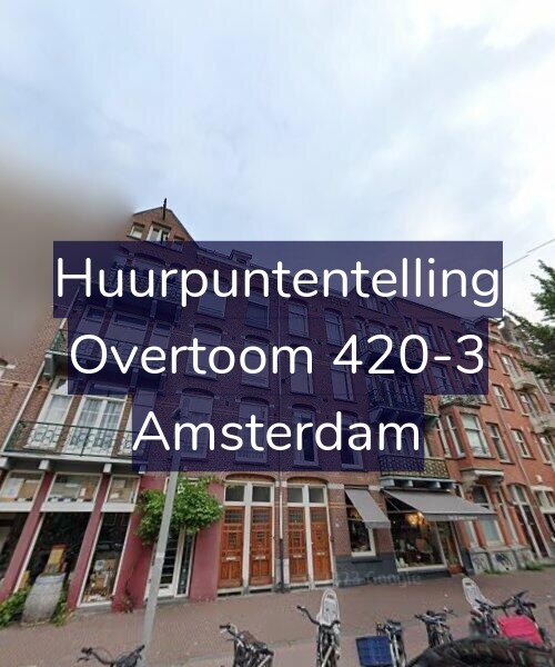 Foto gevel Huurpuntentelling voor Overtoom 420-3, Amsterdam