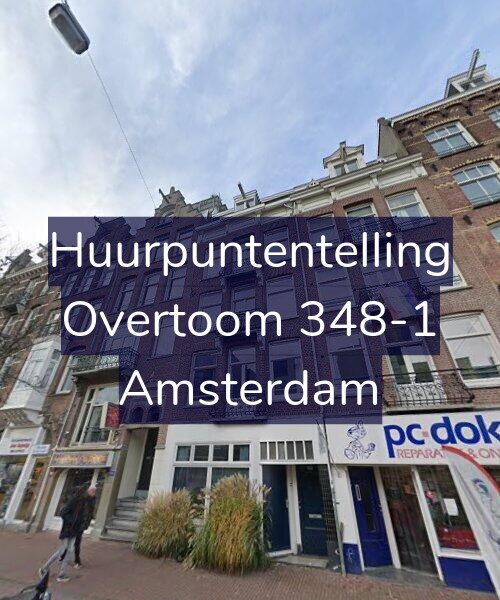 Foto gevel Huurpuntentelling voor Overtoom 348-1, Amsterdam