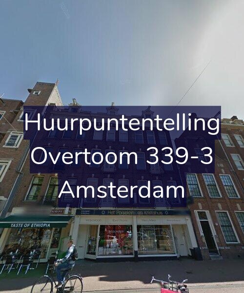Foto gevel Huurpuntentelling voor Overtoom 339-3, Amsterdam