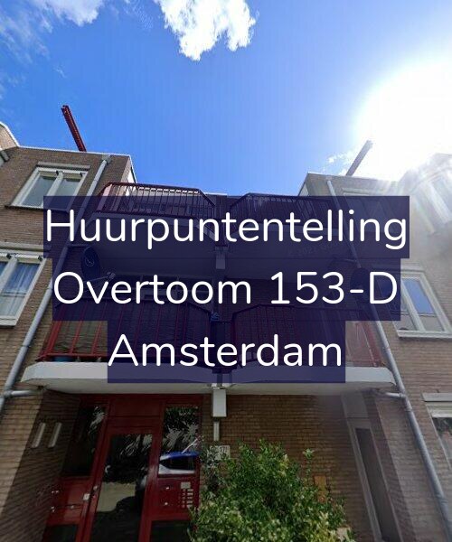 Foto gevel Huurpuntentelling voor Overtoom 153-D, Amsterdam