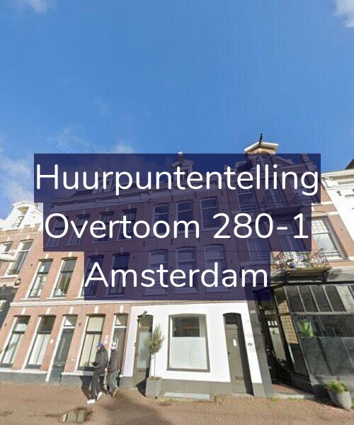 Foto gevel Huurpuntentelling voor Overtoom 280-1, Amsterdam