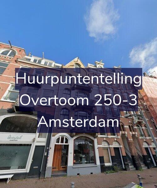 Foto gevel Huurpuntentelling voor Overtoom 250-3, Amsterdam