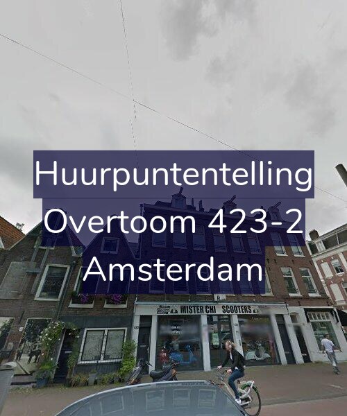 Foto gevel Huurpuntentelling voor Overtoom 423-2, Amsterdam