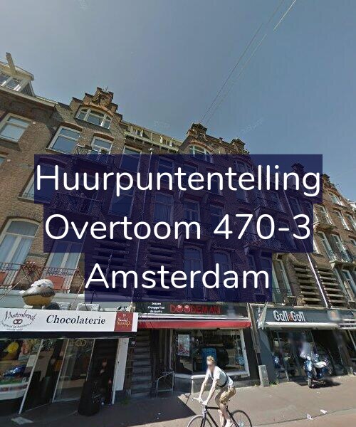 Foto gevel Huurpuntentelling voor Overtoom 470-3, Amsterdam