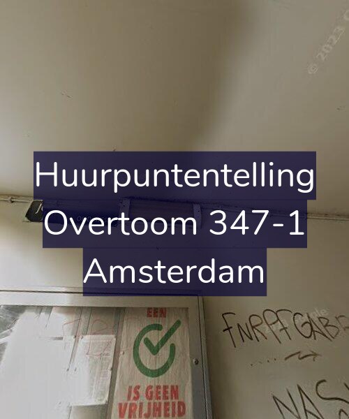 Foto gevel Huurpuntentelling voor Overtoom 347-1, Amsterdam
